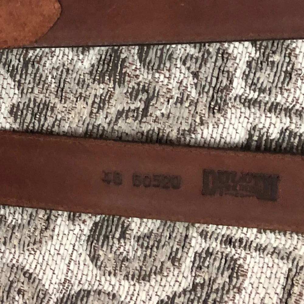 Duluth Trading Company Leather Fabric Men’s Belt Size 46